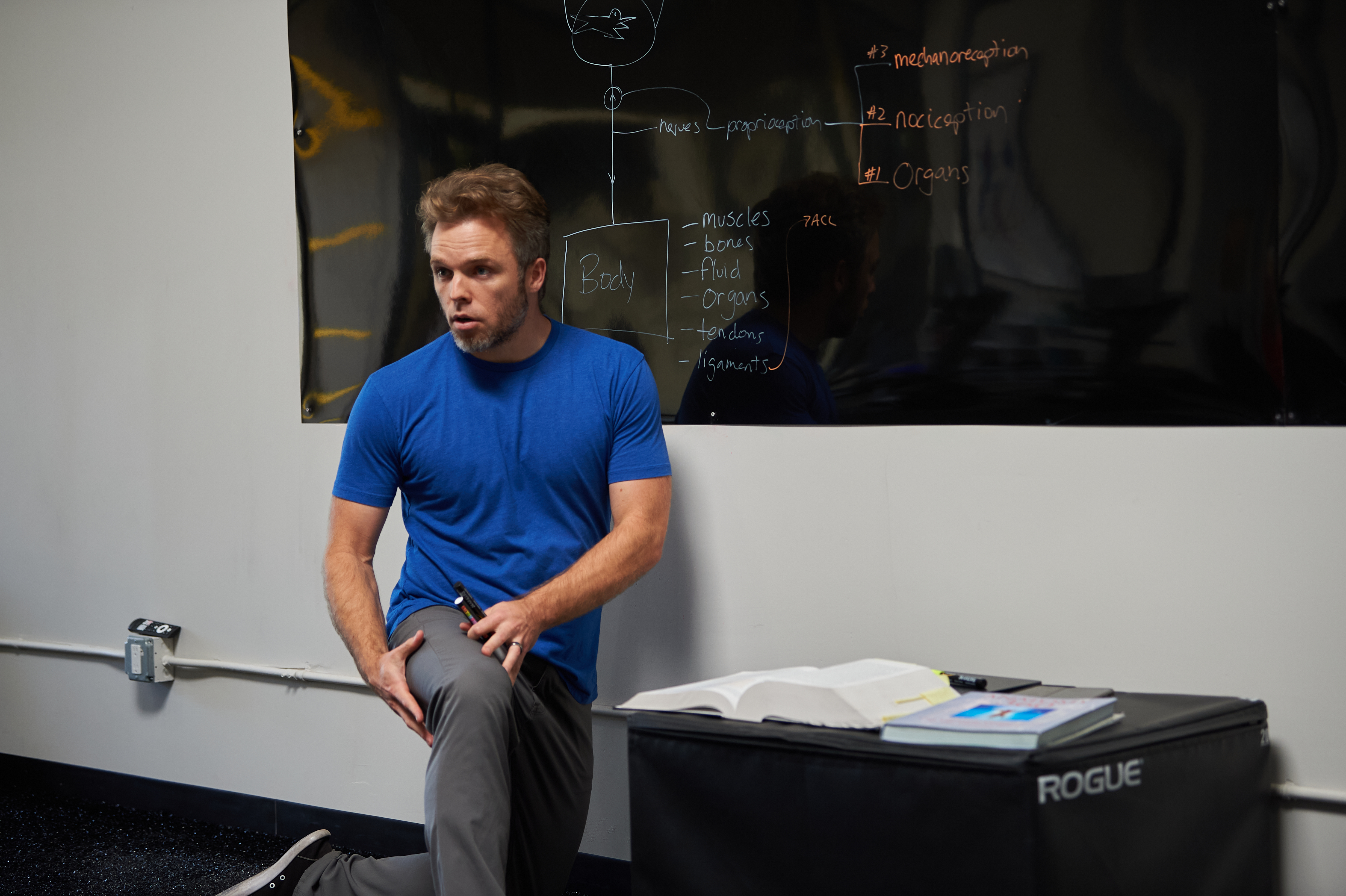 Julian Corwin teaching the evolutionary framework at a Primitive Circuits seminar